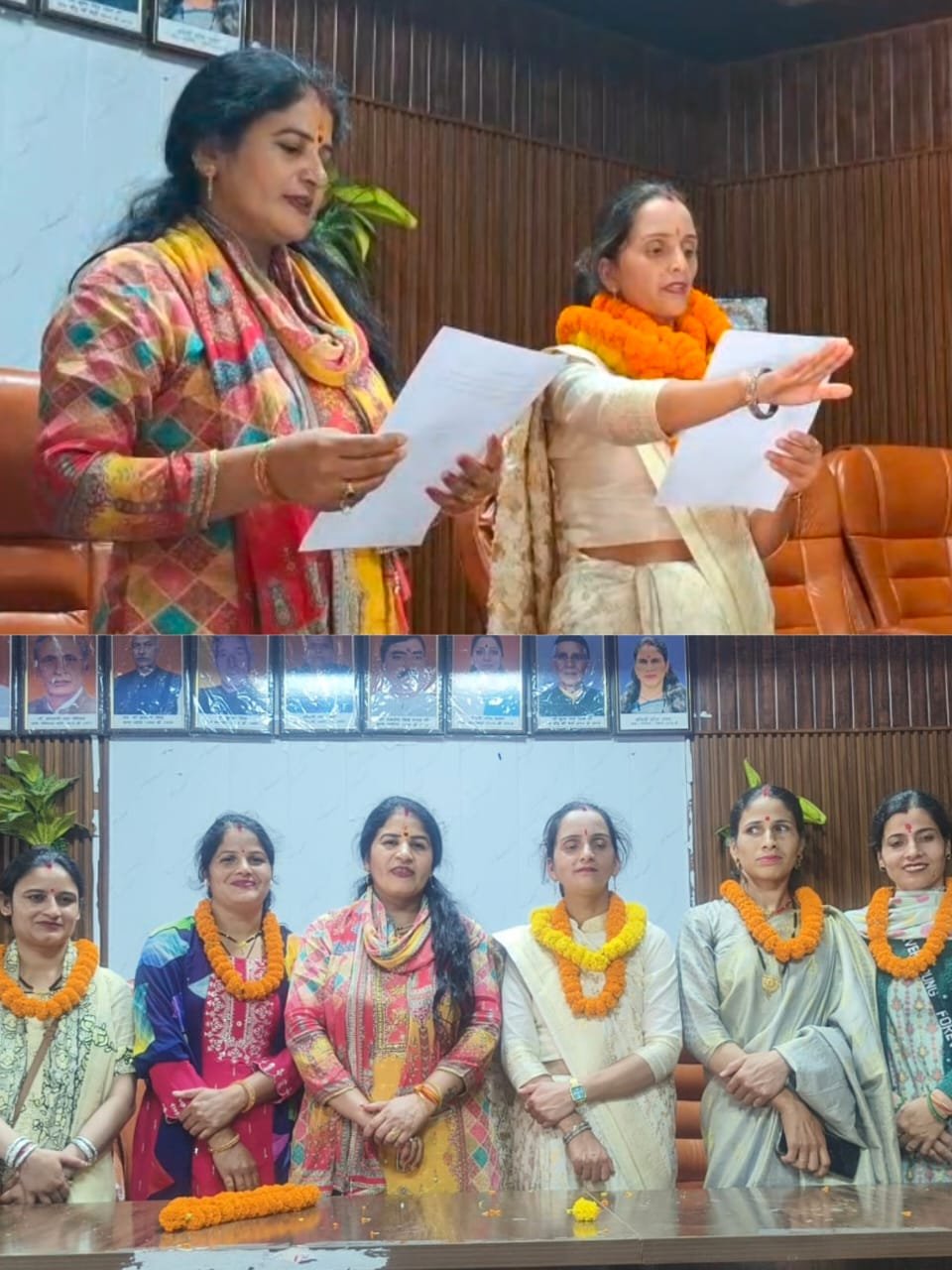 ब्लॉक प्रमुख जौनपुर सीता पंवार ने क्षेत्र पंचायत सदस्य बिच्छू वार्ड कल्पना सजवाण को दिलाई शपथ